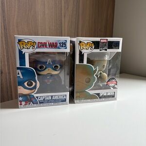 Marvel Captain America Pop Vinyl Figures